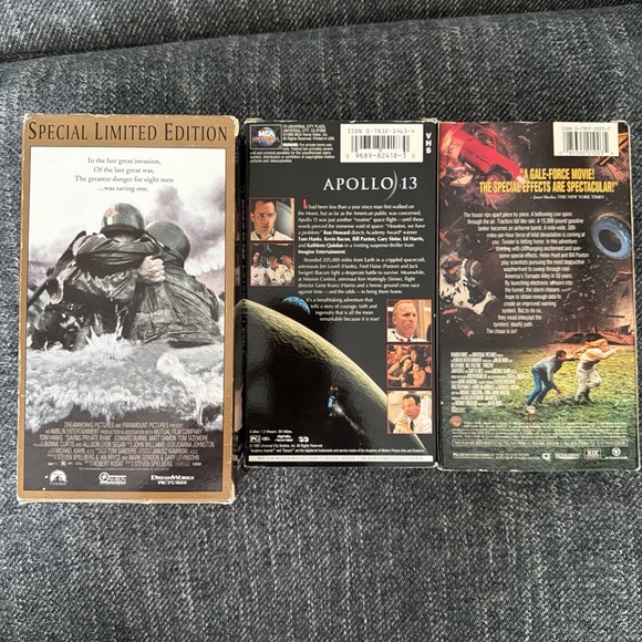 Saving Private Ryan, Apollo 13, Twister VHS Set - Picture 2 of 8